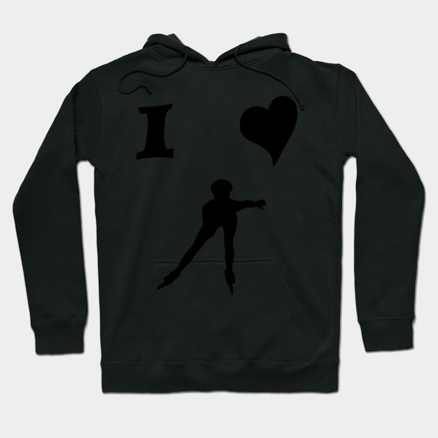 I love inline skating Hoodie by der-berliner